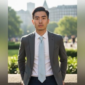 (Michael Kors) Men's Blue square Tie